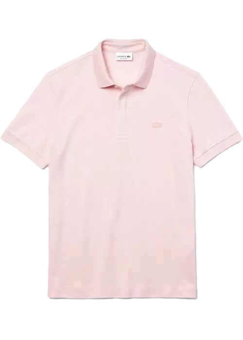 Lacoste heren polo model Paris in roze
