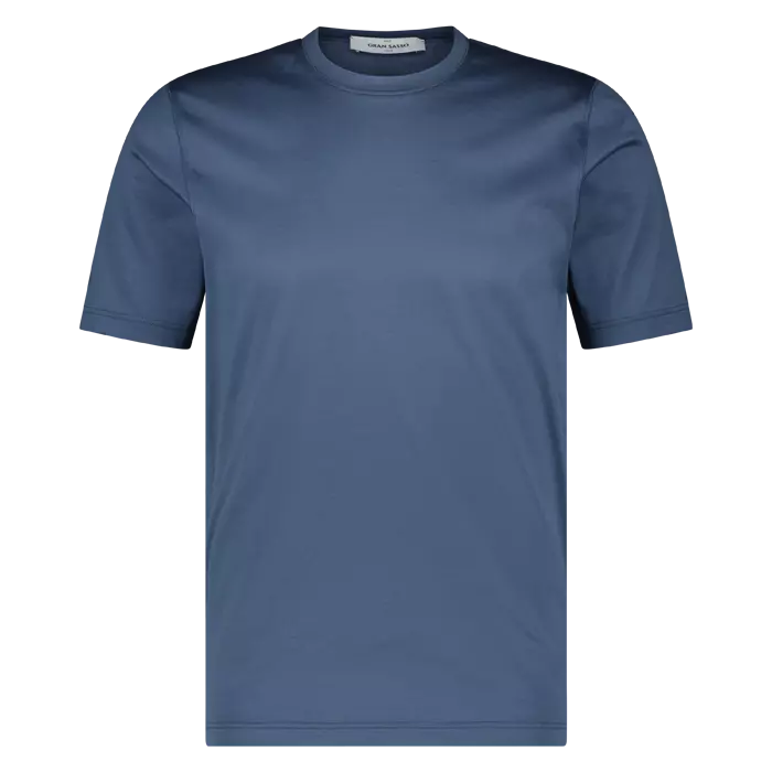 gran sasso heren t shirt midden blauw