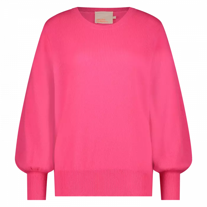 Roze cashmere trui 2025
