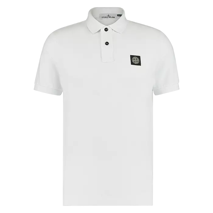 Stone island polo wit heren outlet