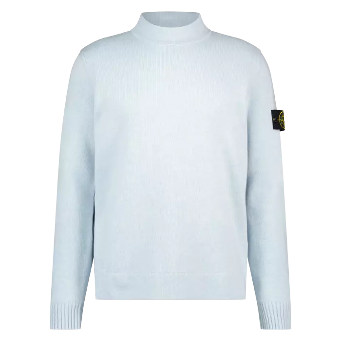 Stone Island heren maglia melange sky blue