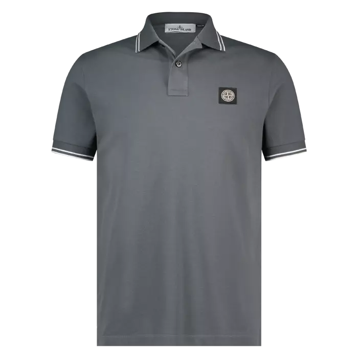 Stone Island heren polo slimfit grijs