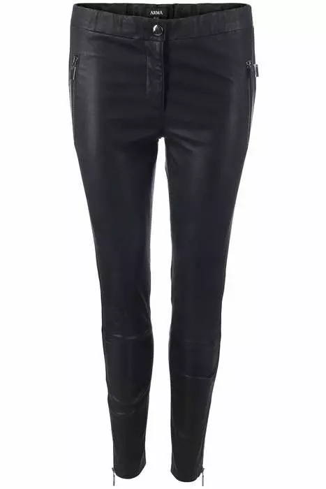 Arma dames leren broek model Cadiz zwart