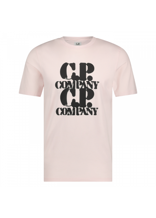 C.P.Company T-shirt print heavenly pink
