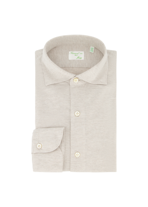 Finamore Camicia sand melange
