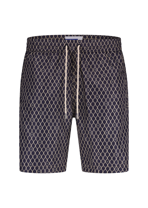 Jacob Cohen zwemshort blauw motief
