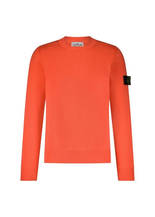 Stone Island crew neck papaya