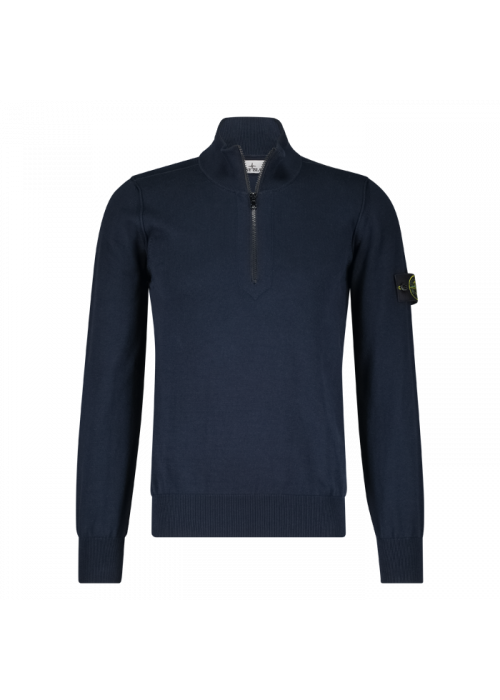 Stone Island LS polo navy blue