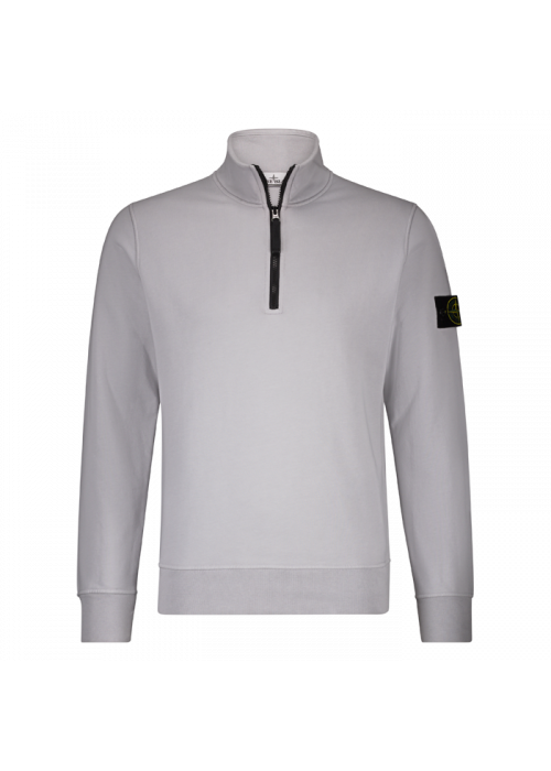 Stone Island half zip pearl grey