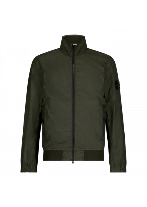 Stone Island wind jacket military green