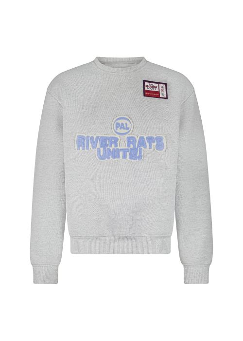 Pal River rats crewneck light grey marl