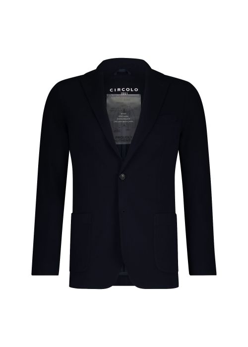 Circolo heren colbert piquet navy
