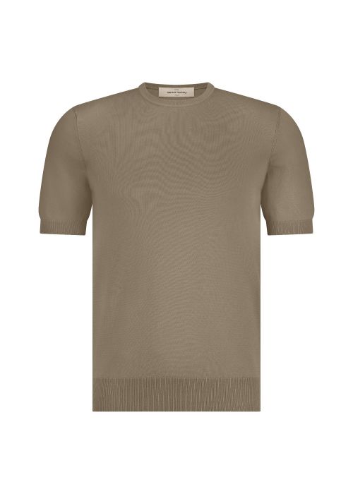 Gran Sasso knit T- shirt taupe