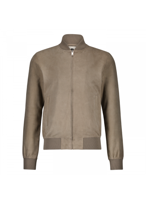 Alter Ego suede bomber jack