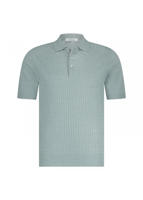 Gran Sasso polo rib mel l bleu
