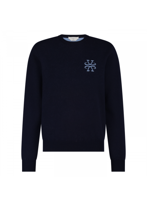 Jacob Cohen trui wol/cashmere navy blue 