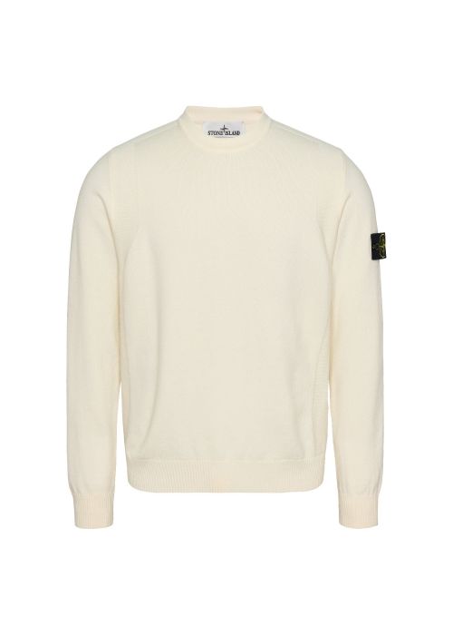 Stone Island airwool Crew neck ecru