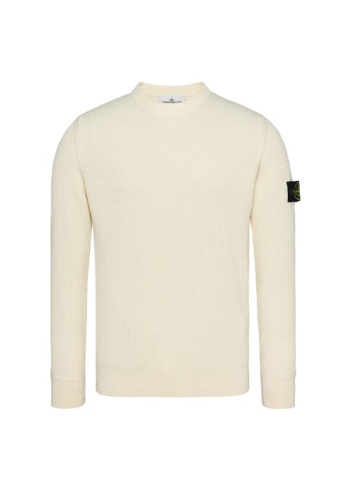 Stone Island Crew neck ecru 