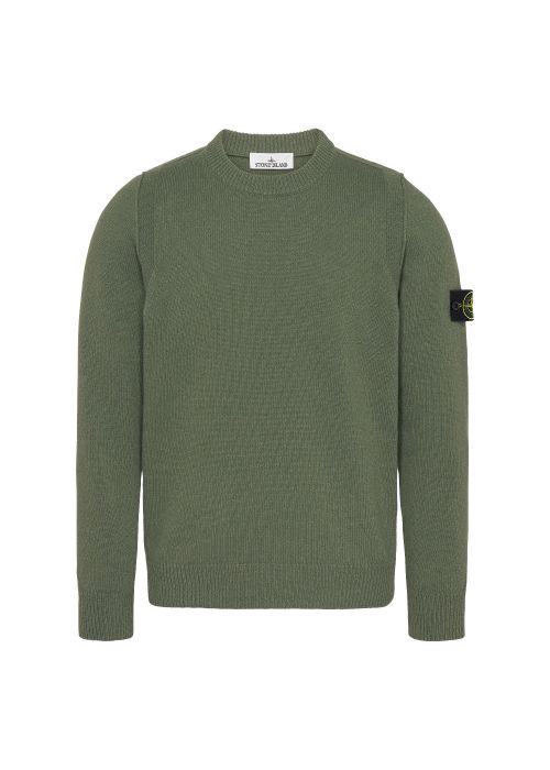 Stone Island Crew neck military green