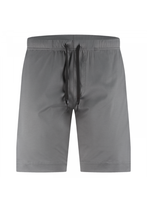 Valenza interlock supima shorts dark grey
