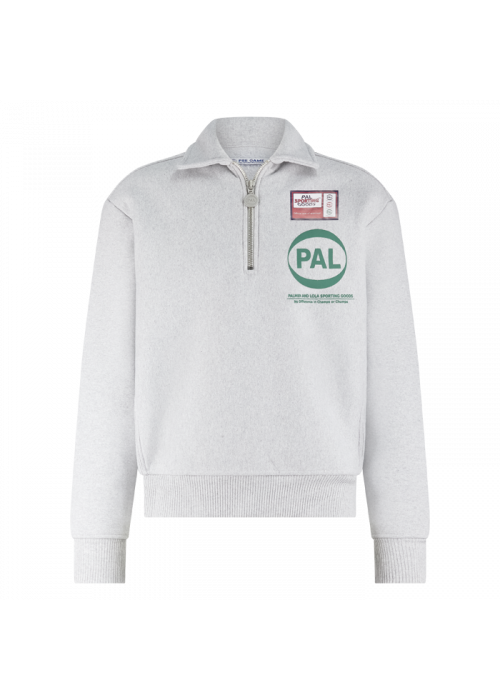 Pal half zip grey