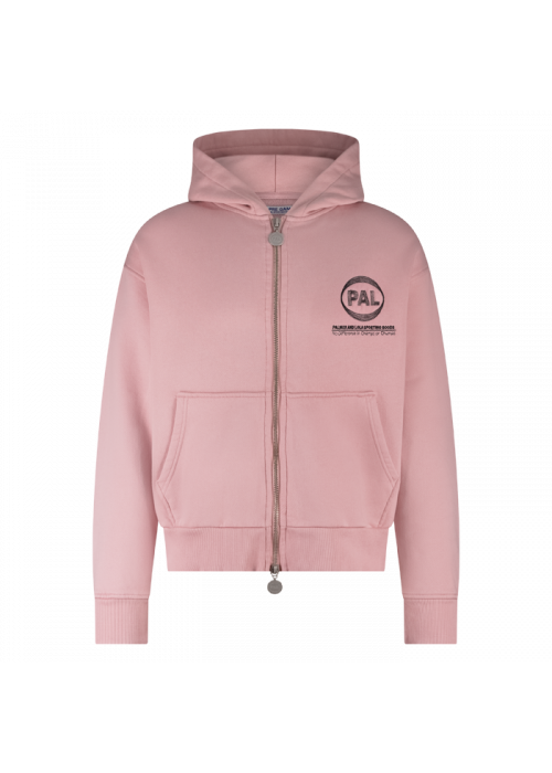 Pal hoodie full zip Pale Mauve