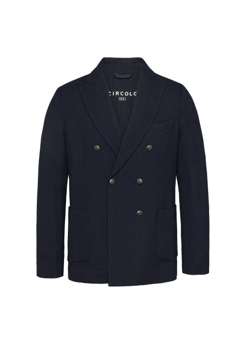 Circolo heren colbert double breasted navy blue