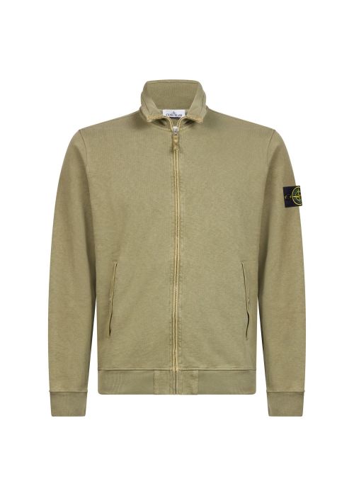Stone Island Zip up cardigan military green