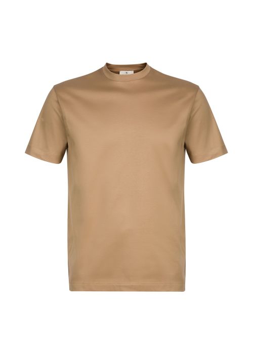 Valenza heren T shirt supima cott Almond