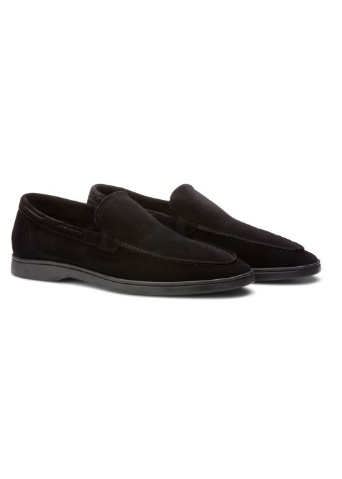 Aurelien Yacht loafer black on black