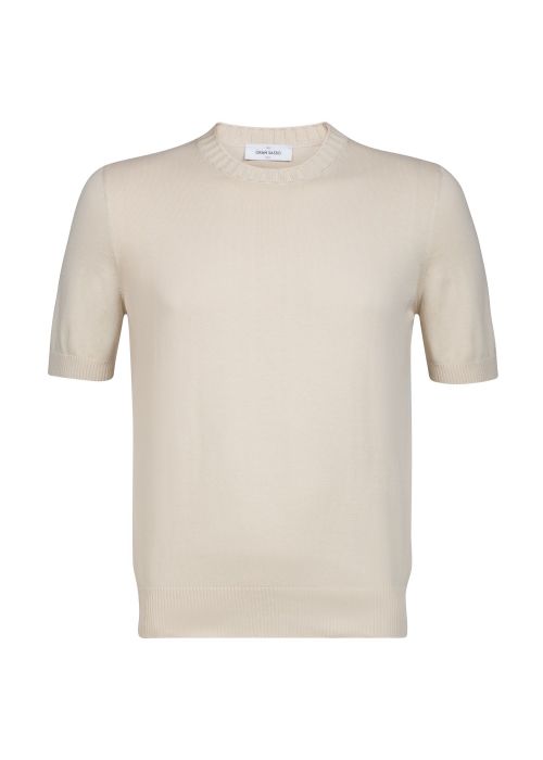 Gran Sasso knitted T-shirt ecru