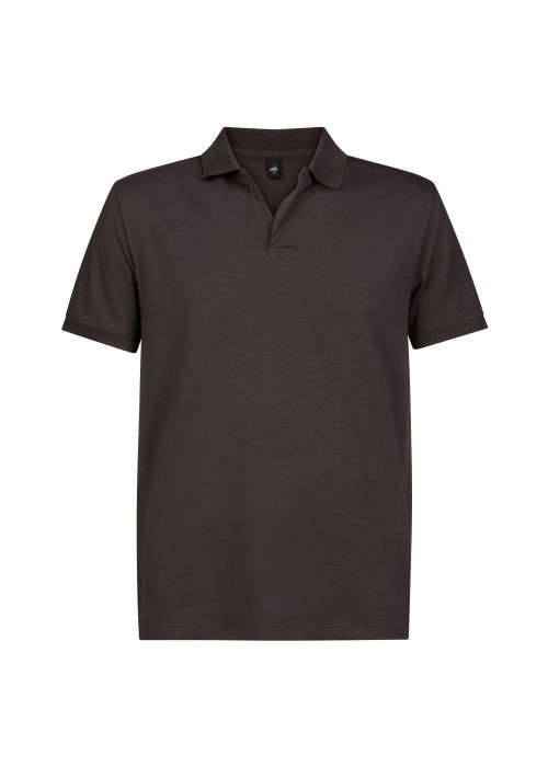 Wahts Hastings jersey polo dark brown