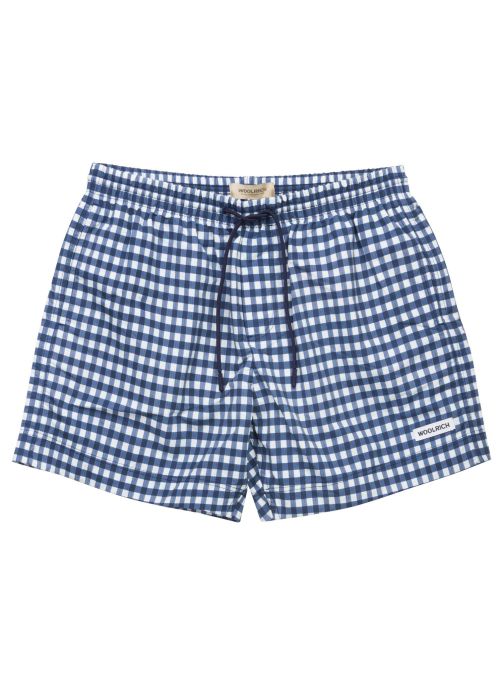Woolrich short geruit vichy blue
