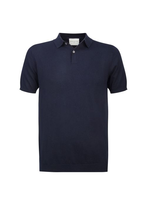 Atelier Del Sud polo Saint Tropez navy