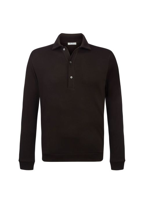 Stefan Brandt LS LIM LA BR polo dark brown