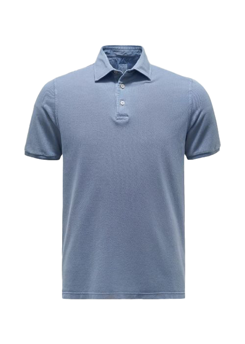 Fedeli heren jersey polo midden blau