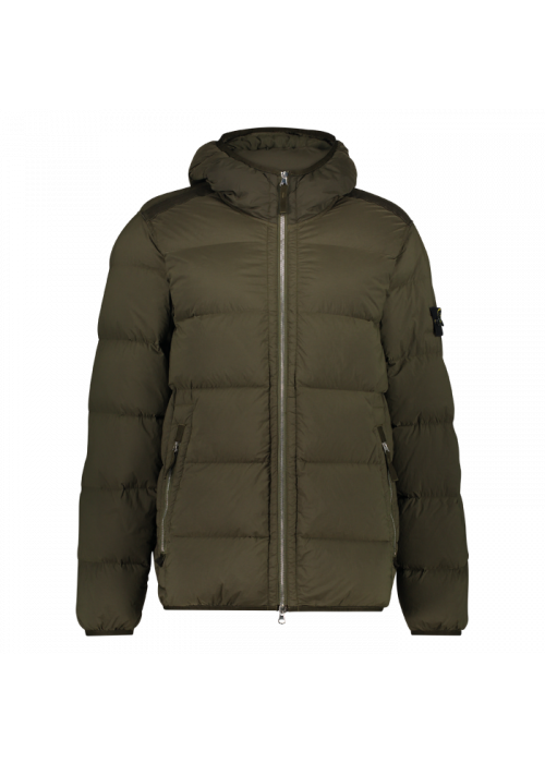 Stone Island heren jas vera piuma olive