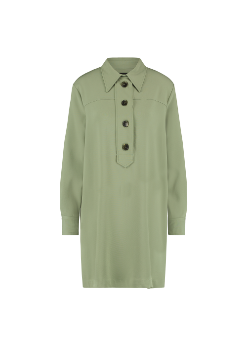 Ottod'Ame jurk blouse groen