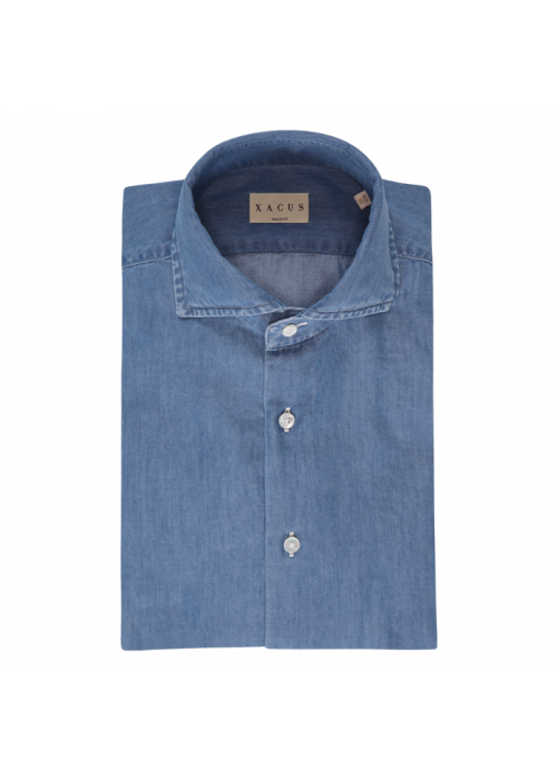 Xacus denim shirt blue