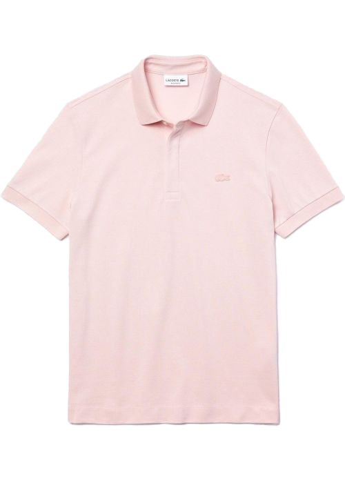 Lacoste heren polo model Paris in roze