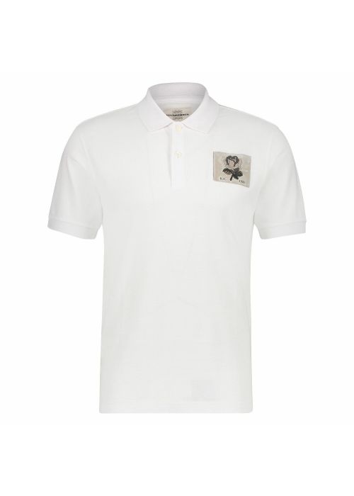 Kenr &Curwen polo korte m wit