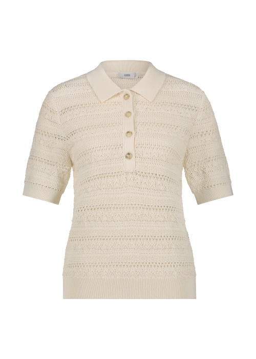 Closed dames polo short sleeve blanched