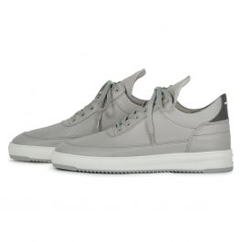 Filling Pieces heren low top bianco perfor grey