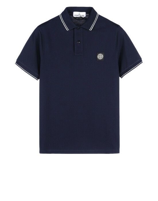 Stone Island polo d. blauw