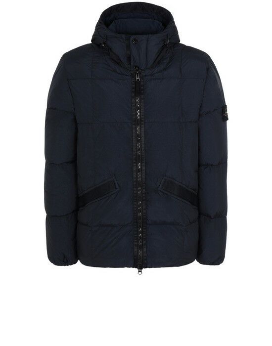 Stone Island heren real down jacket navy blue