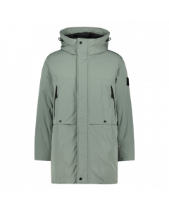 Stone Island heren jas giaccone vera piuma sage