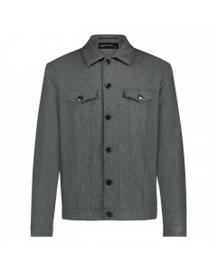 Jacob Cohen trucker jas melange grey