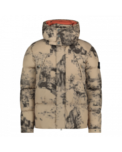 Giubbotto therm vera piuma dove grey