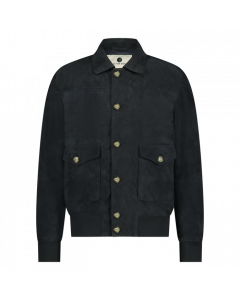 Alter Ego gevoerd jack suede lux navy