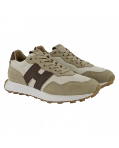 Hogan allacciato H patch beige